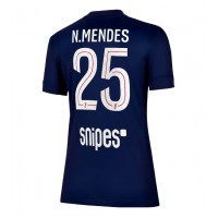 Stroje piłkarskie Paris Saint-Germain Nuno Mendes #25 Koszulka Podstawowej dla damskie 2025-26 Krótki Rękaw